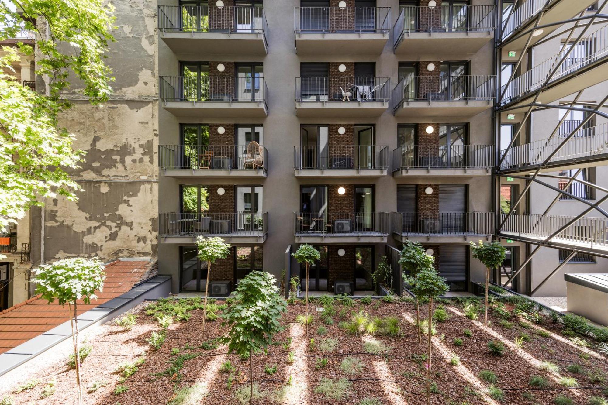 Sleek Apartment With Balcony And Parking Budapest Exterior foto